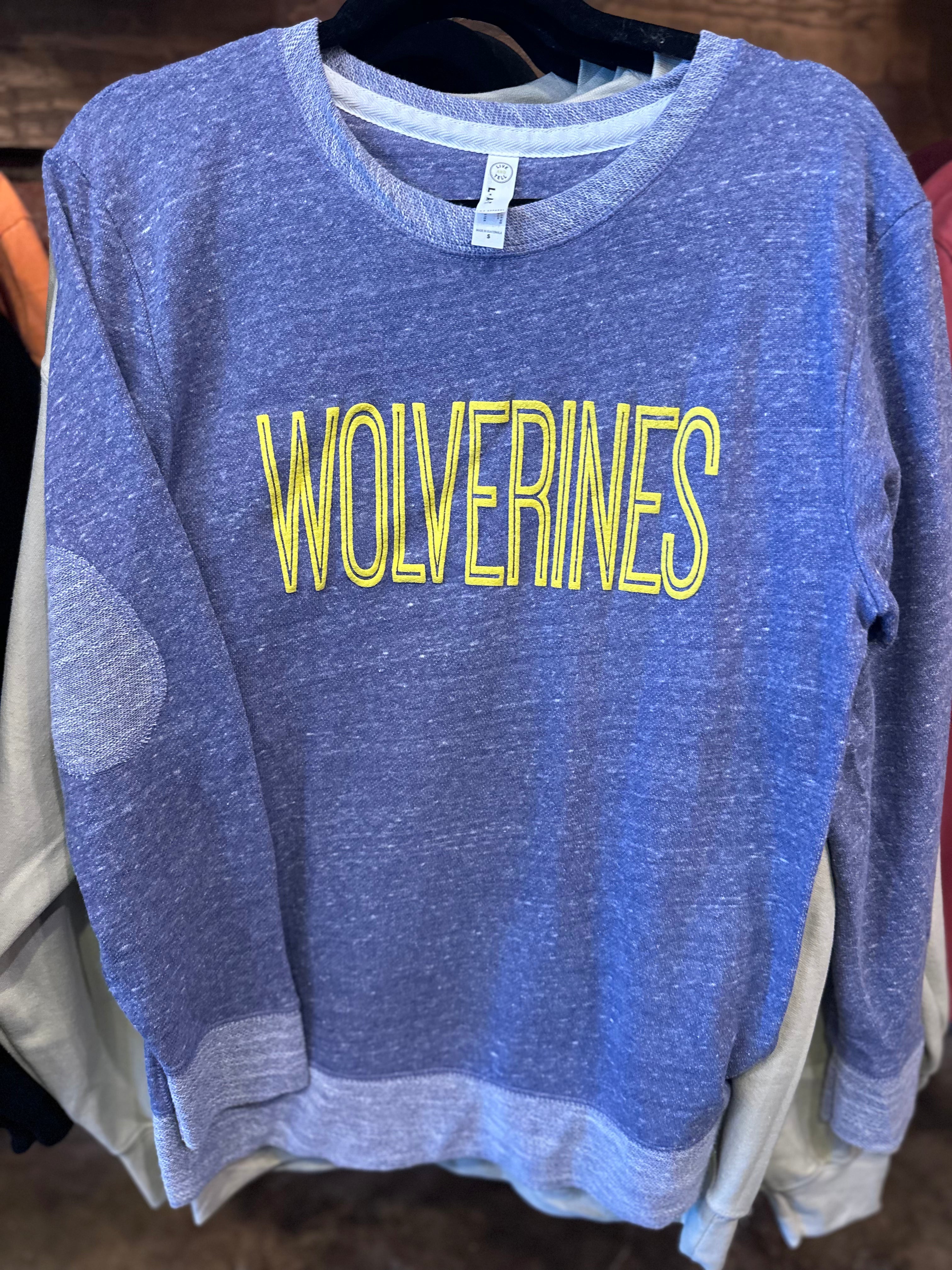 Wolverine Elbow Patch Sweatshirt