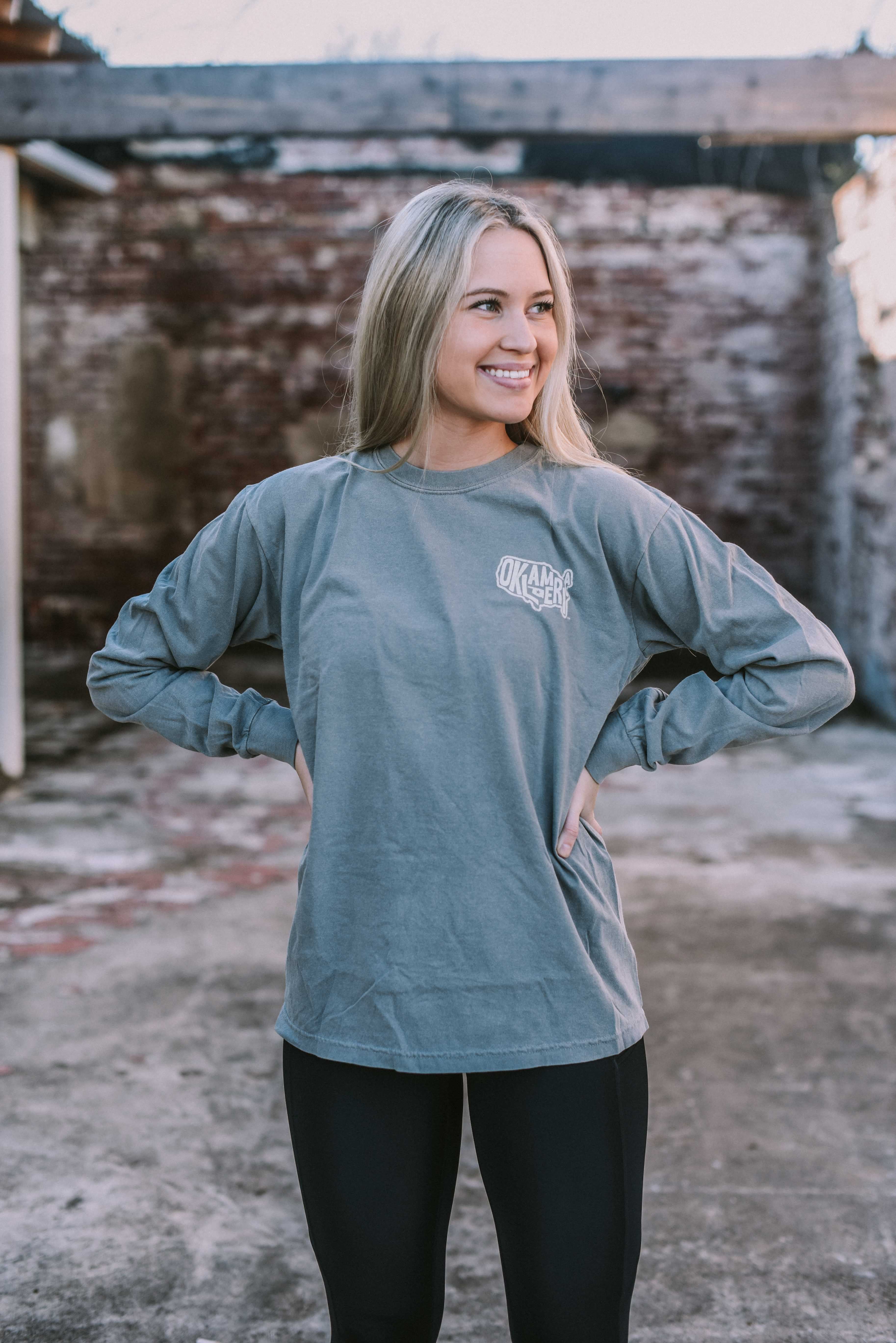 Explore Oklamerica Longsleeve Tee